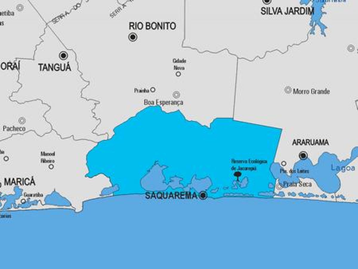 Քարտեզ համայնքում Сакуарема