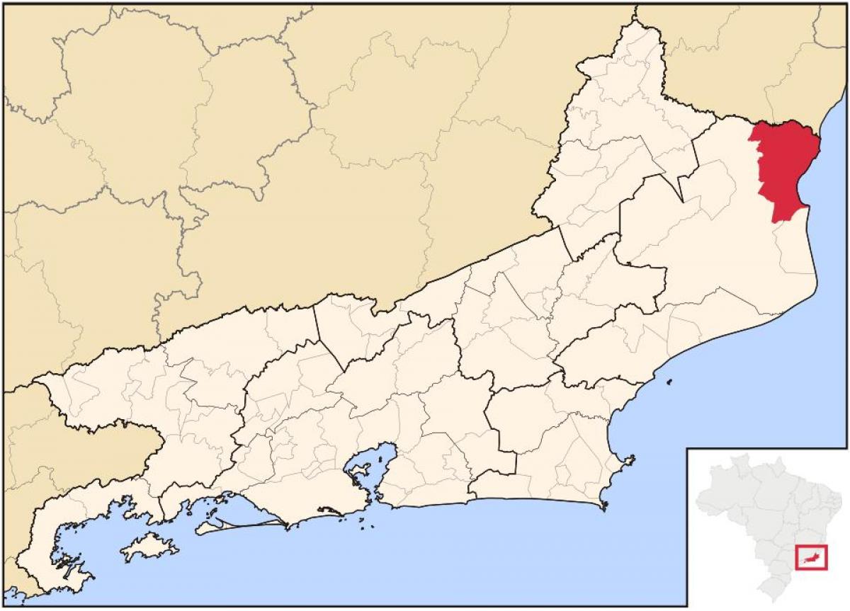 Քարտեզ Սան Ֆրանցիսկո-դե-Itabapoana
