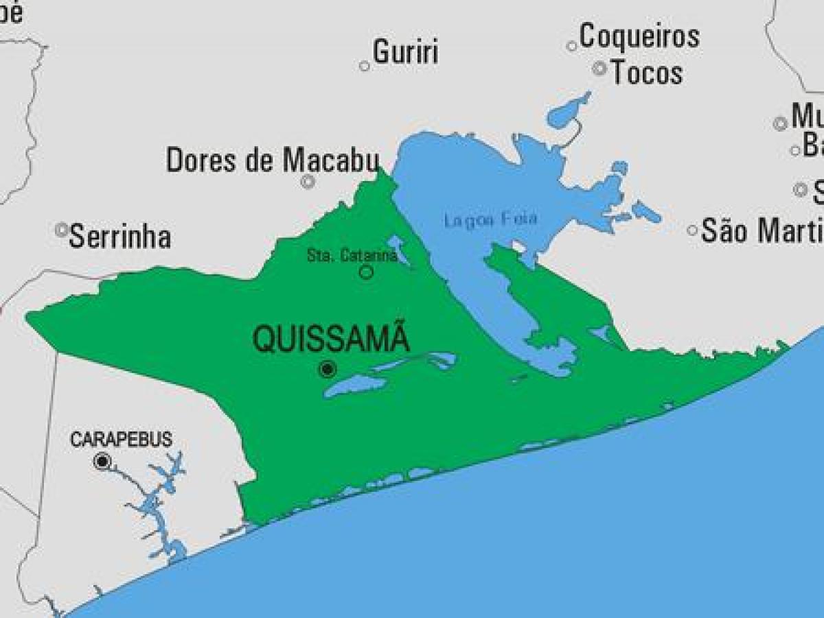 Քարտեզ համայնքի Quissamã