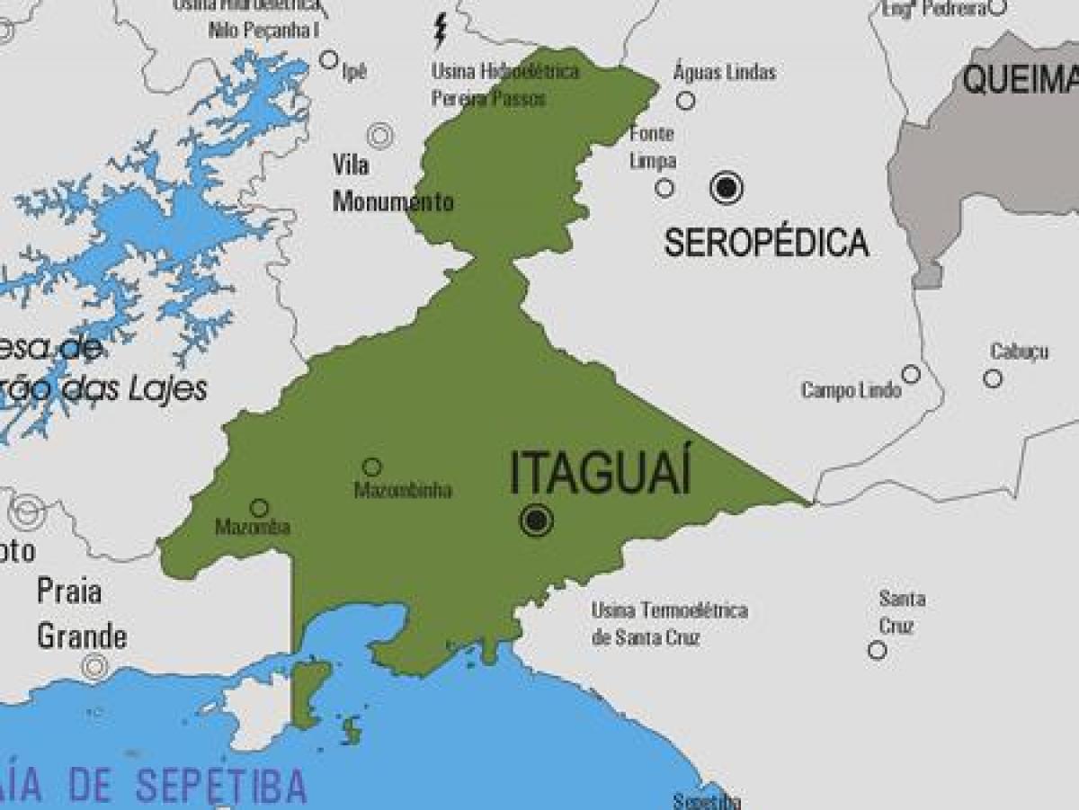 Քարտեզ համայնքի Итагуаи