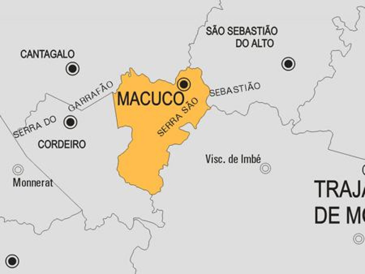 Քարտեզ համայնքի Макуко