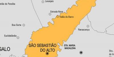 Քարտեզ Սան-Սեբաստիան-DOO համայնքի Ալտո