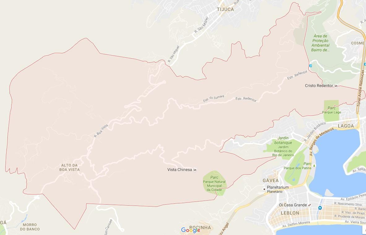 Քարտեզ Алту-այո-боа-Վիստա