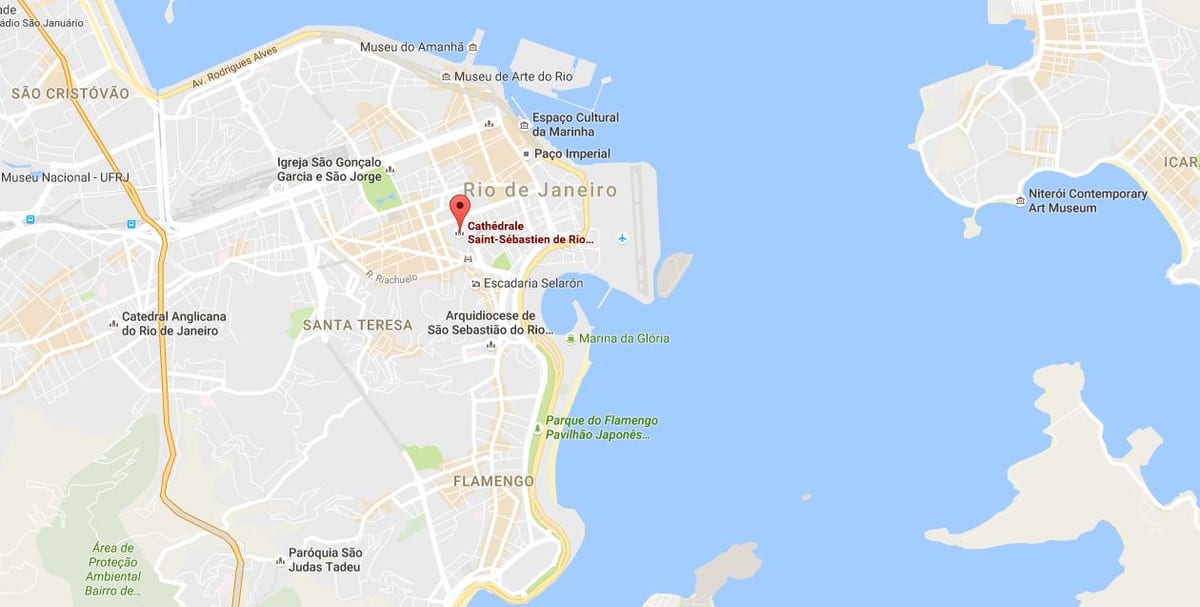 Քարտեզ մայր տաճար Սուրբ Սեբաստիան