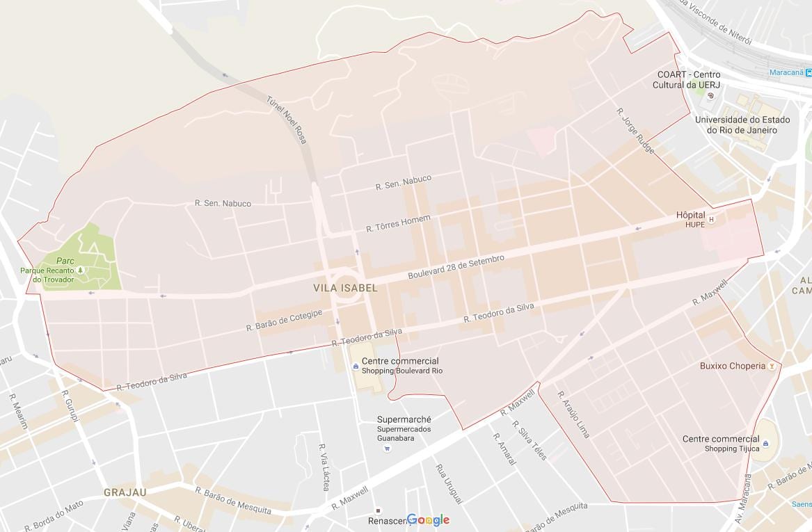 Քարտեզ Վիլա Իզաբել