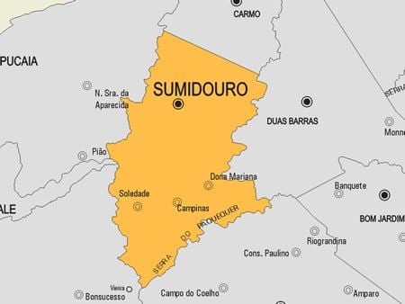 Քարտեզ համայնքի Sumidouro