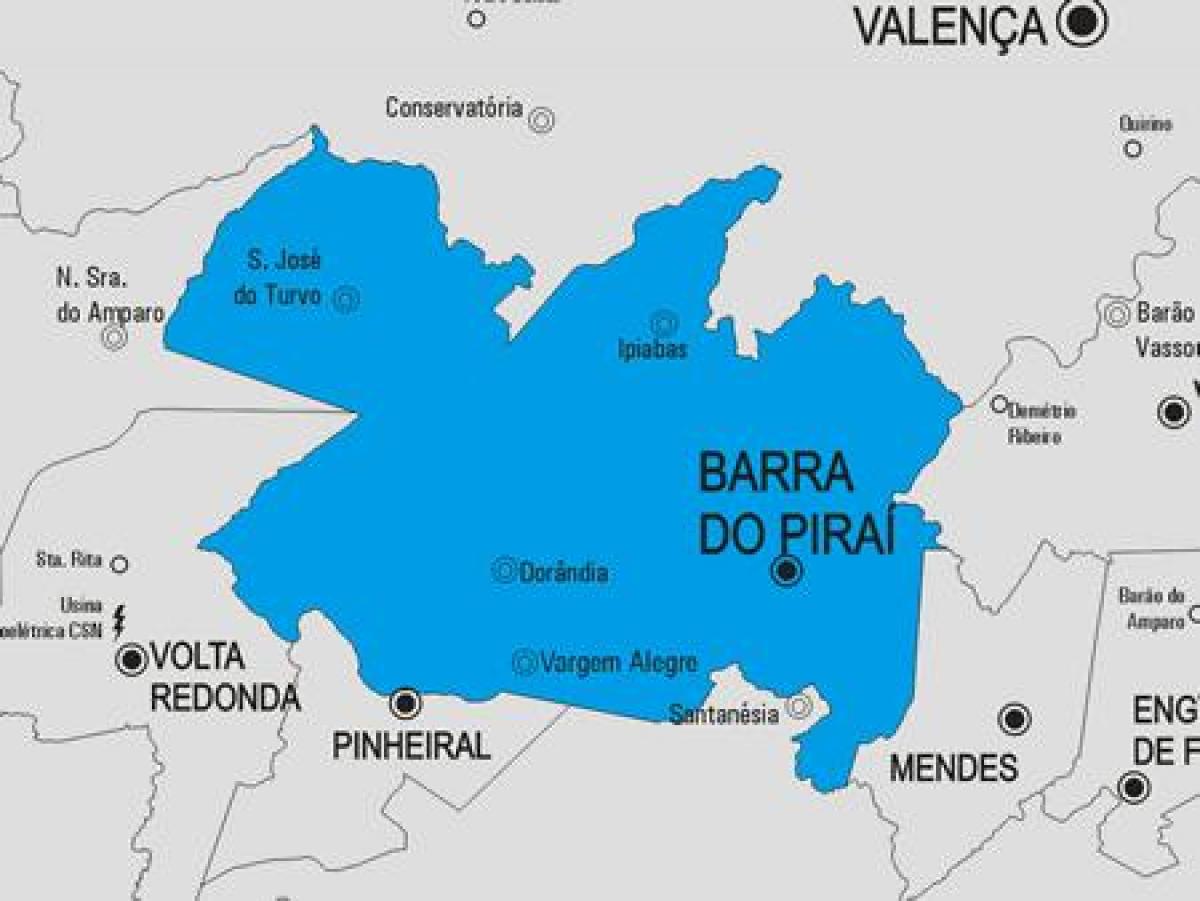Քարտեզ Barra մինչև Пираи գյուղապետարան