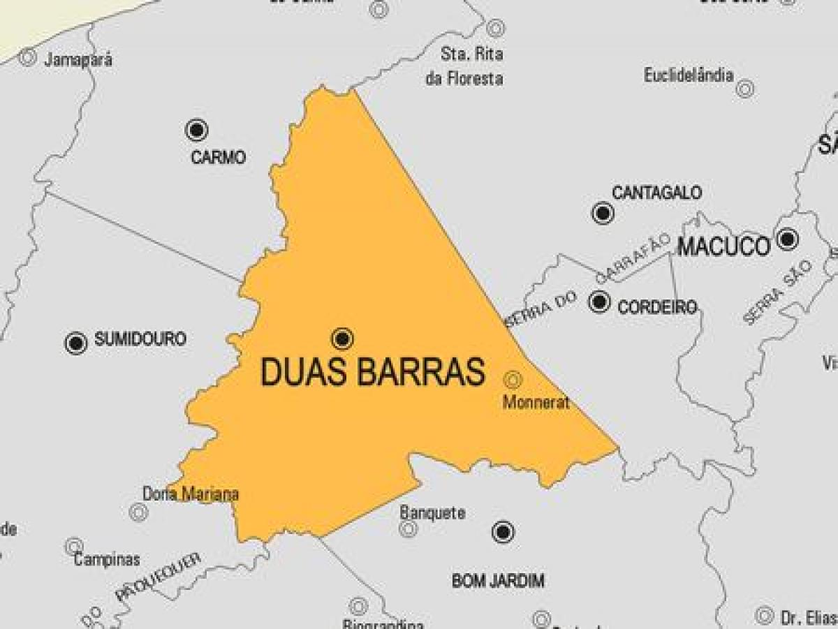 Քարտեզ համայնքի Dua Баррас