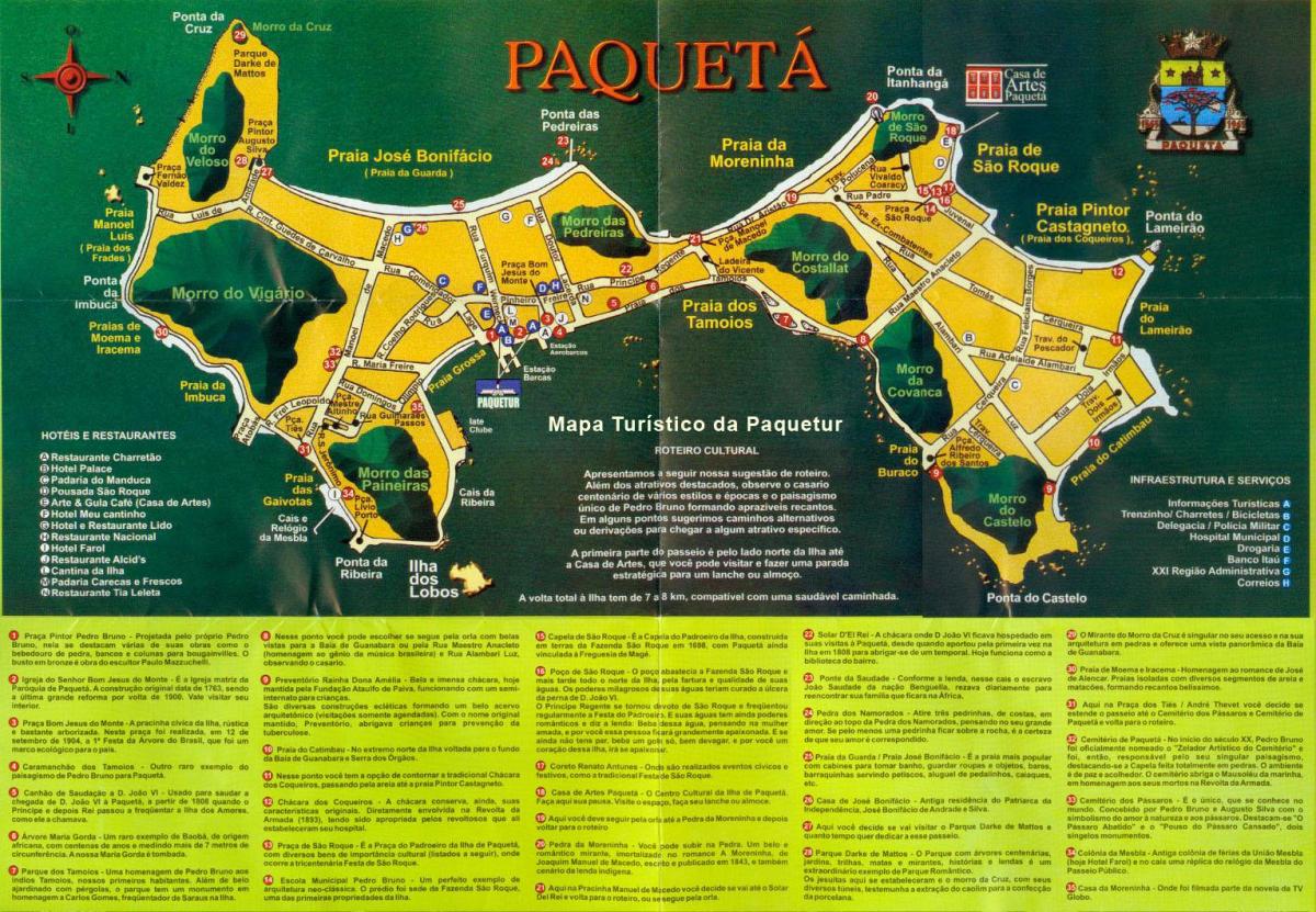 Քարտեզ Paquetá