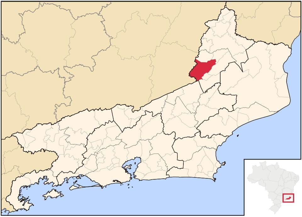 Քարտեզ Սանտո-Անտոնիու-դե-Pádua