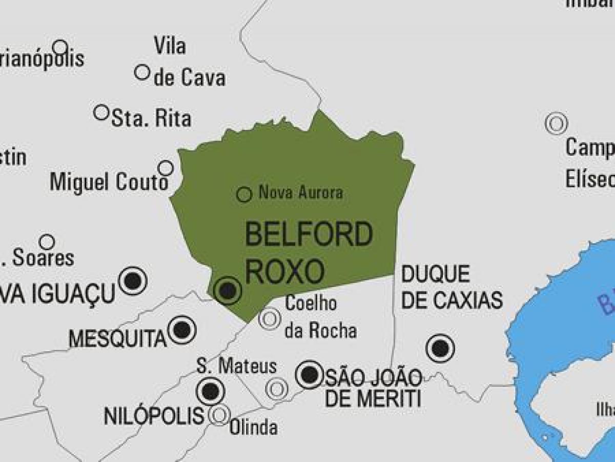 Քարտեզ Белфорд-Роксо գյուղապետարան