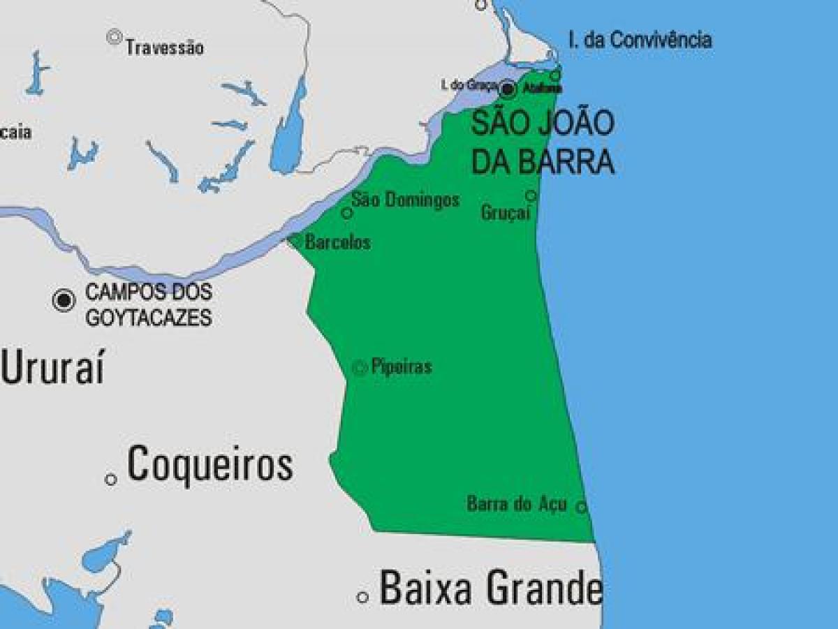 Քարտեզ Սան Ժուան-այո-Barra գյուղապետարան