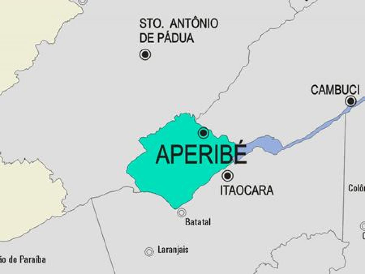 Քարտեզ համայնքի Aperibé