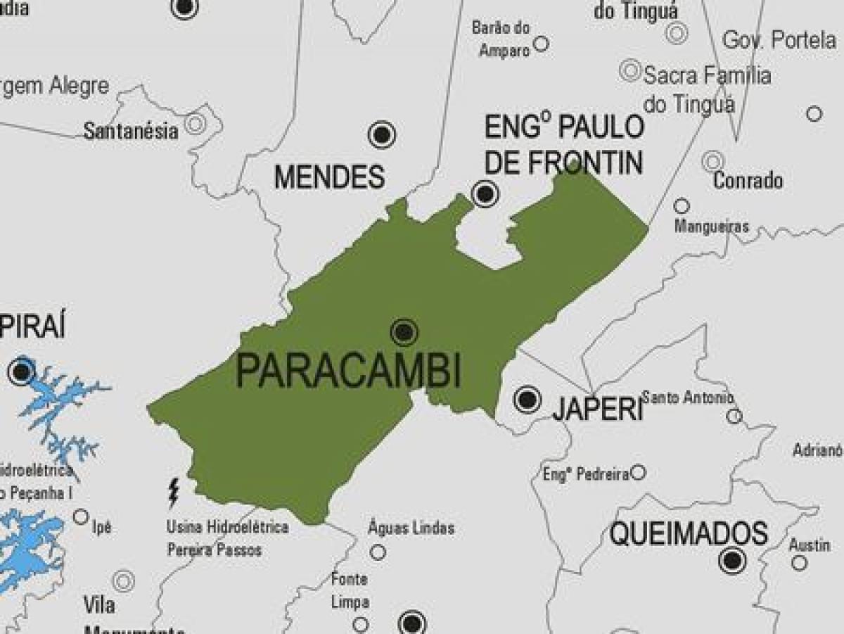Քարտեզ համայնքի Паракамби
