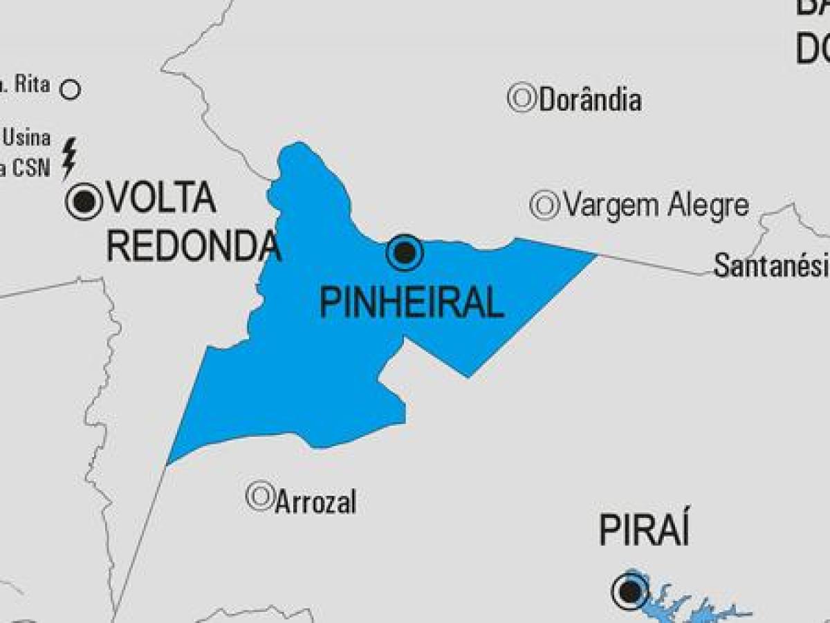Քարտեզ համայնքի Пиньейрал