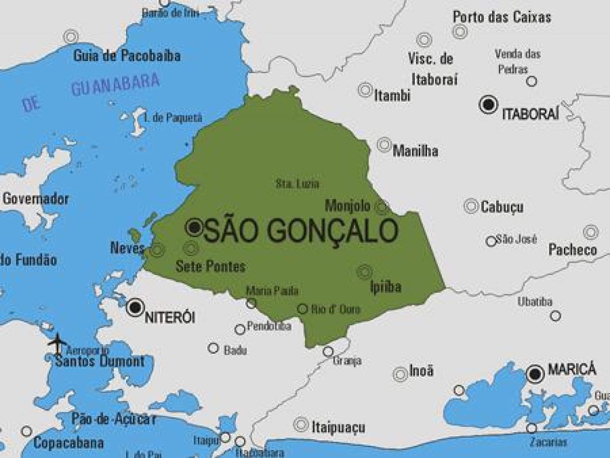 Քարտեզ համայնքի Սան Гонсалу