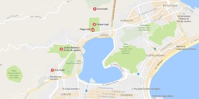 Քարտեզ զբոսայգի Лаге