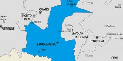 Քարտեզ համայնքում Barra-Манса