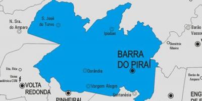 Քարտեզ Barra մինչև Пираи գյուղապետարան