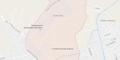 Քարտեզ Gericinó