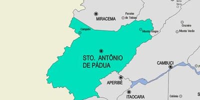 Քարտեզ Սանտո-Անտոնիու-դե-գյուղապետարան Pádua