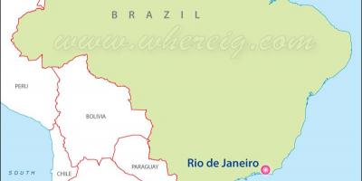 Քարտեզ Ռիո-դե-Բրազիլիայում