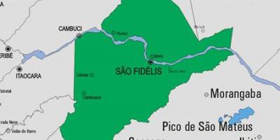 Քարտեզ Սան Ֆրանցիսկո-դե-Itabapoana գյուղապետարան