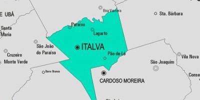 Քարտեզ համայնքի Italva