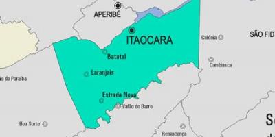 Քարտեզ համայնքի Итаокара