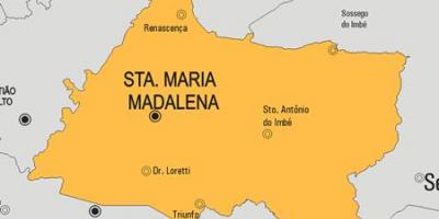 Քարտեզ համայնքի Սանտա-Մարիա-Мадалена